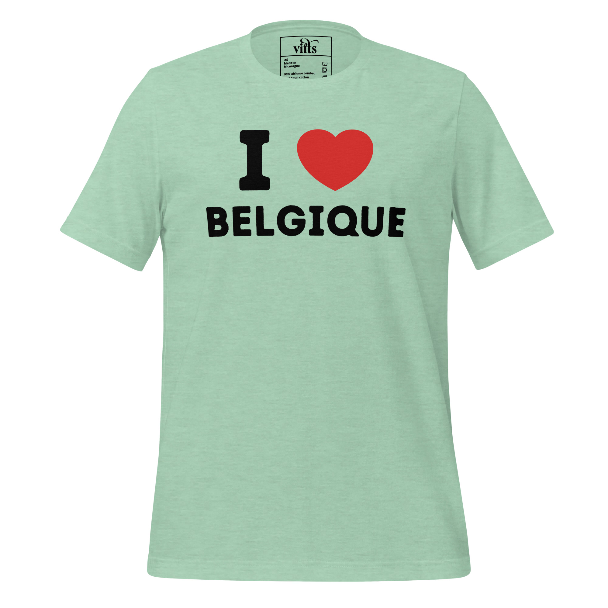 Unisex I Love Belgique Classic Tee