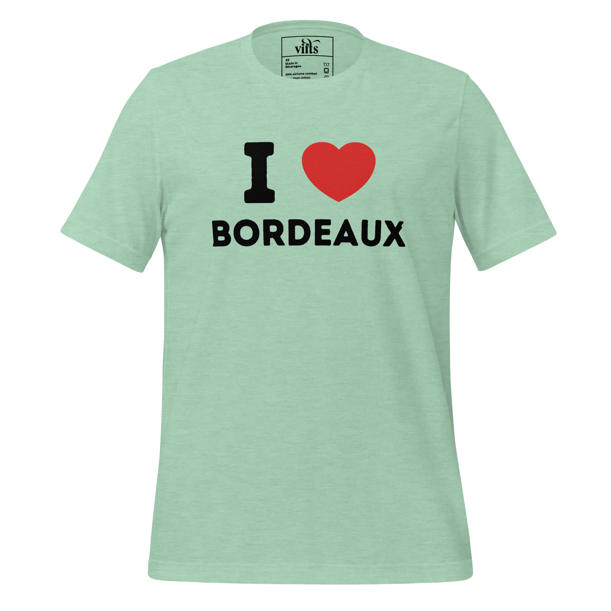 Unisex I Love Bordeaux Classic Tee